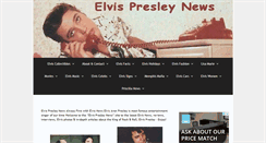 Desktop Screenshot of elvispresleynews.com